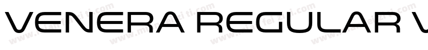 Venera Regular Vener字体转换